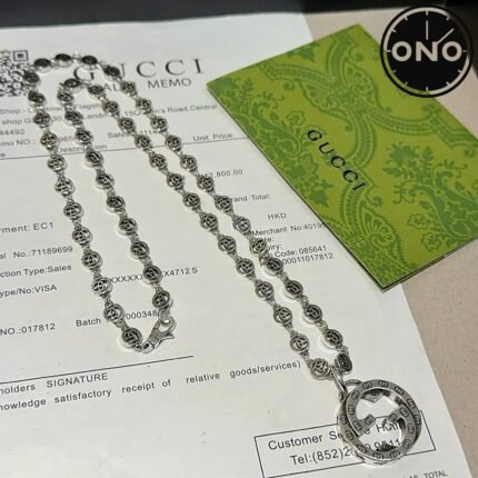 005 ONO gucci necklace 2025 new arrival top version & factory direct