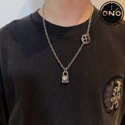 084 ONO chrome hearts necklace 2025 new arrival top version & factory direct