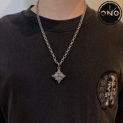 082 ONO chrome hearts necklace 2025 new arrival top version & factory direct
