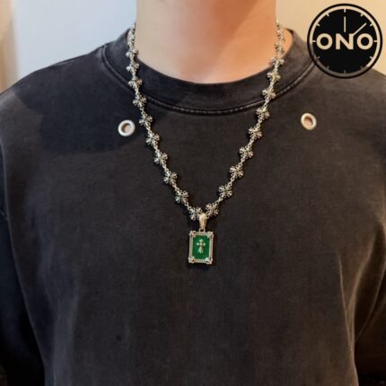 093 ONO chrome hearts necklace 2025 new arrival top version & factory direct