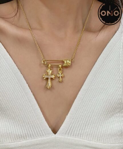 038 ONO chrome hearts necklace 2025 new arrival top version & factory direct