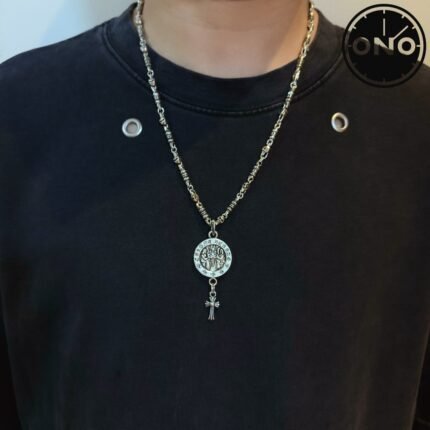 064 ONO chrome hearts necklace 2025 new arrival top version & factory direct